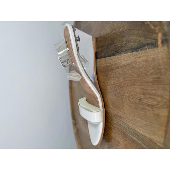 NIB Matiko Heely Shoe in Clear White Size 6 - Picture 5 of 9